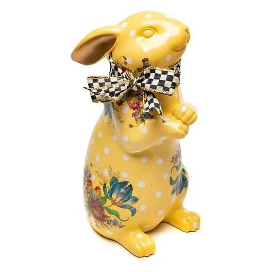 MacKenzie-Childs Florabunda Bunny - Yellow - FINAL SALE