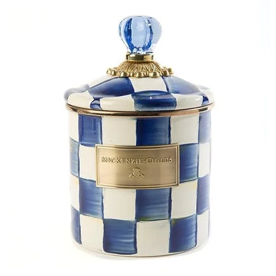 MacKenzie-Childs Royal Check Canister - Small