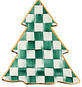 MacKenzie-Childs Spruce Check Tree Dish