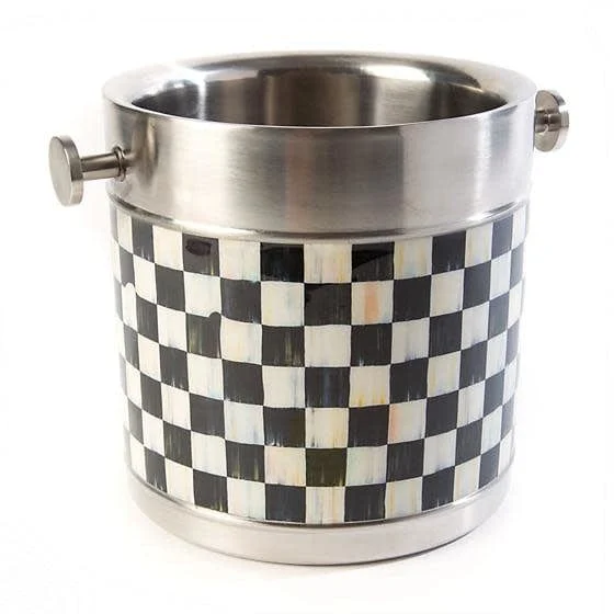 Mackenzie-Childs Ice Bucket - Courtly Check