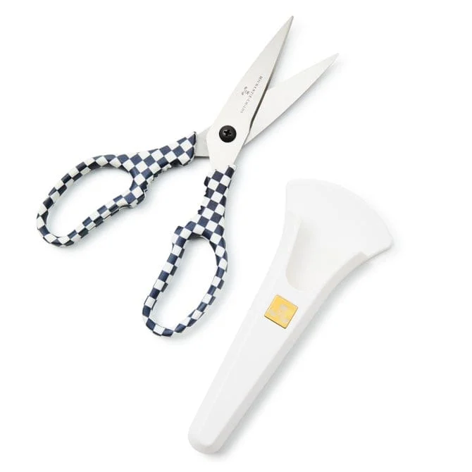 MacKenzie-Childs Black & White Check Kitchen Shears