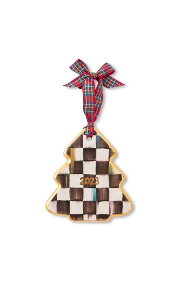 MacKenzie-Childs Courtly Check 2023 Tree Ornament FINAL SALE