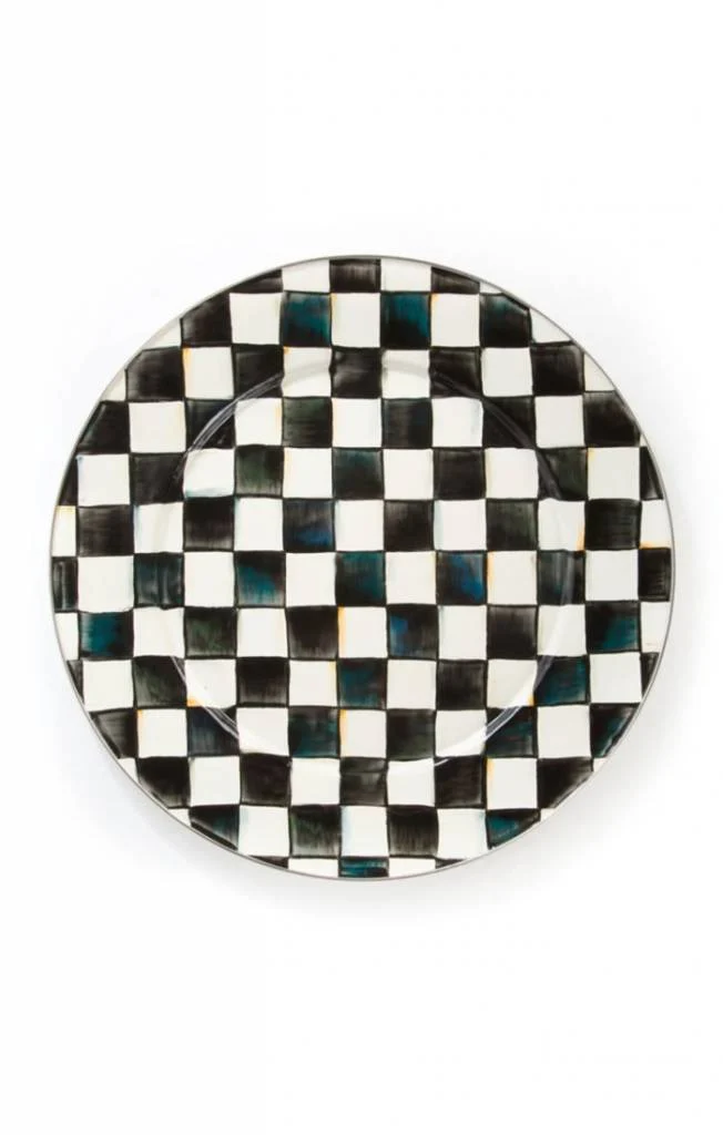 MacKenzie-Childs Courtly Check Enamel Serving Platter