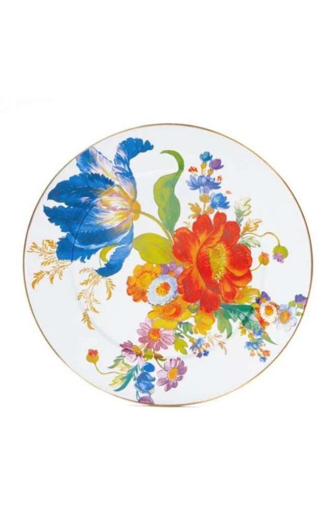 MacKenzie-Childs Flower Market Serving Platter - White