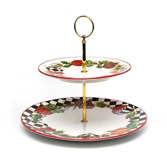 MacKenzie-Childs Deck the Halls Sweet Stand