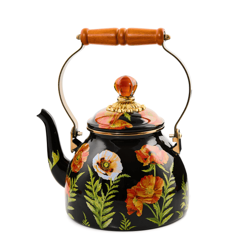 Mackenzie-Childs Collective Series 2025 - Poppy 2 Quart Tea Kettle
