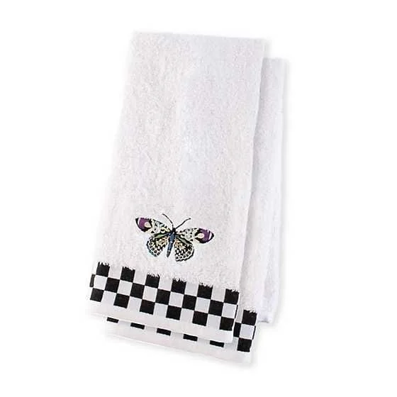 MacKenzie-Childs Butterfly Hand Towels - Set of 2