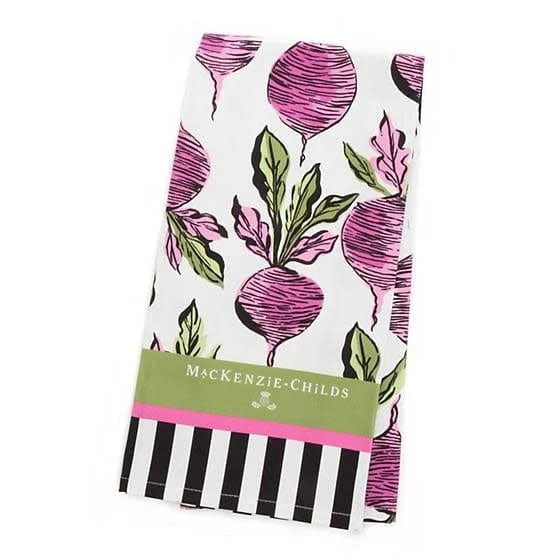 MacKenzie-Childs Dancing Beets Dish Towel
