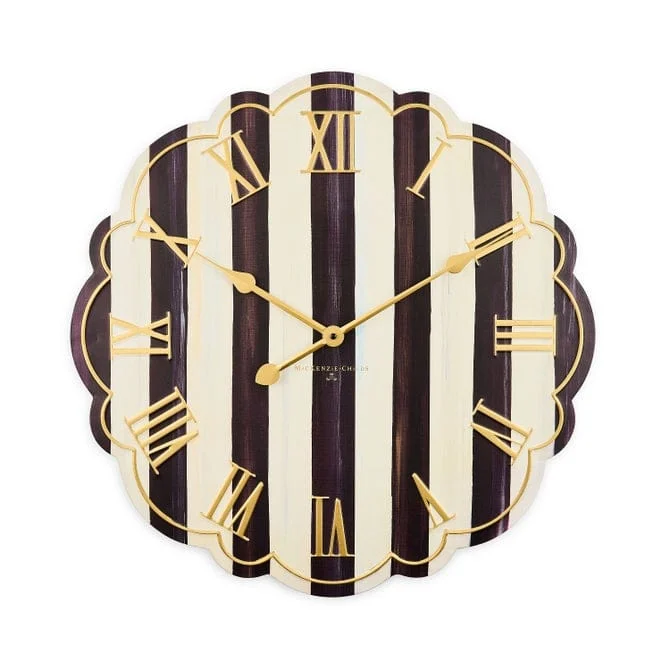 MacKenzie-Childs Courtly Stripe Wall Clock