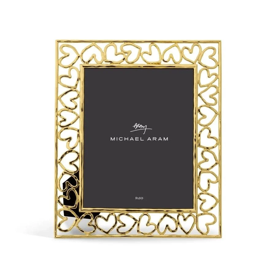 Michael Aram Heart Photo Frame Gold 8x10