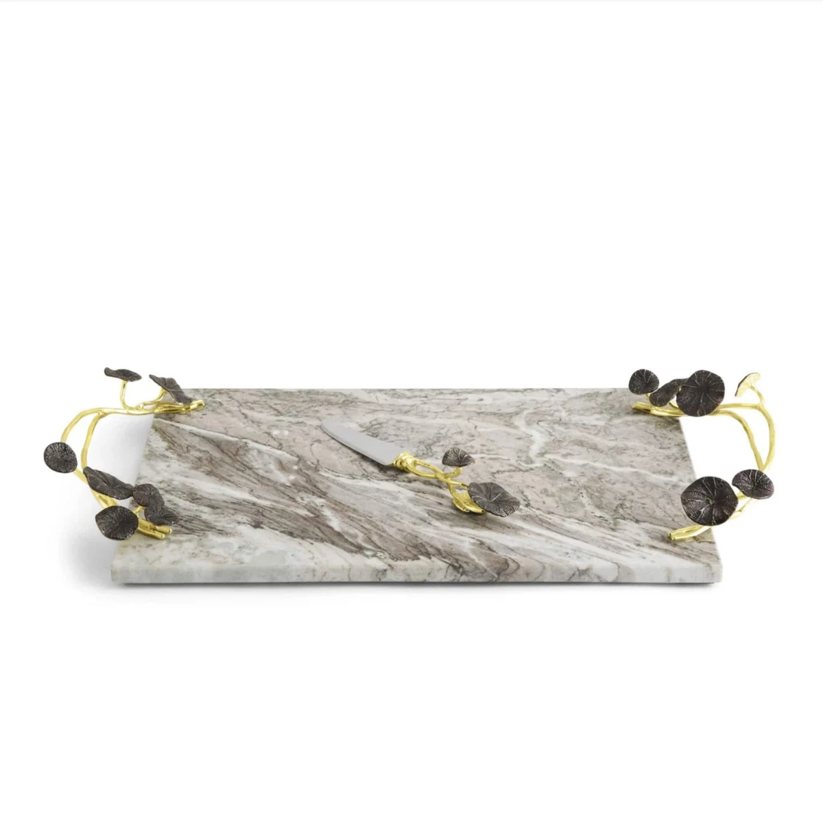 Michael Aram Monet’s Garden - Golden Sunset Large Cheese Board with Knife