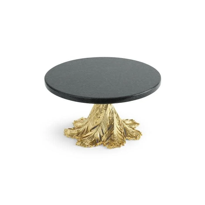 Michael Aram Plume Gold Cake Stand