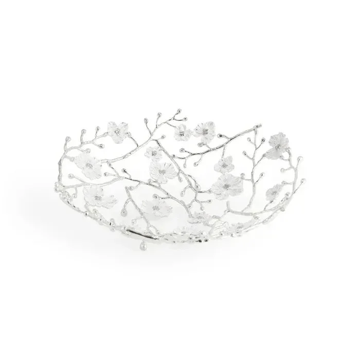 Michael Aram Silver Orchid Basket