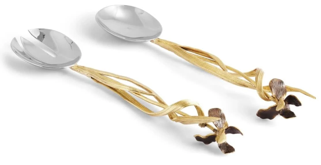 Michael Aram Black Iris Serving Set