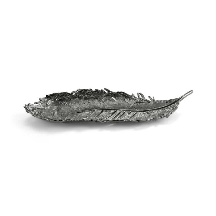 Michael Aram Plume Tray Nickelplate