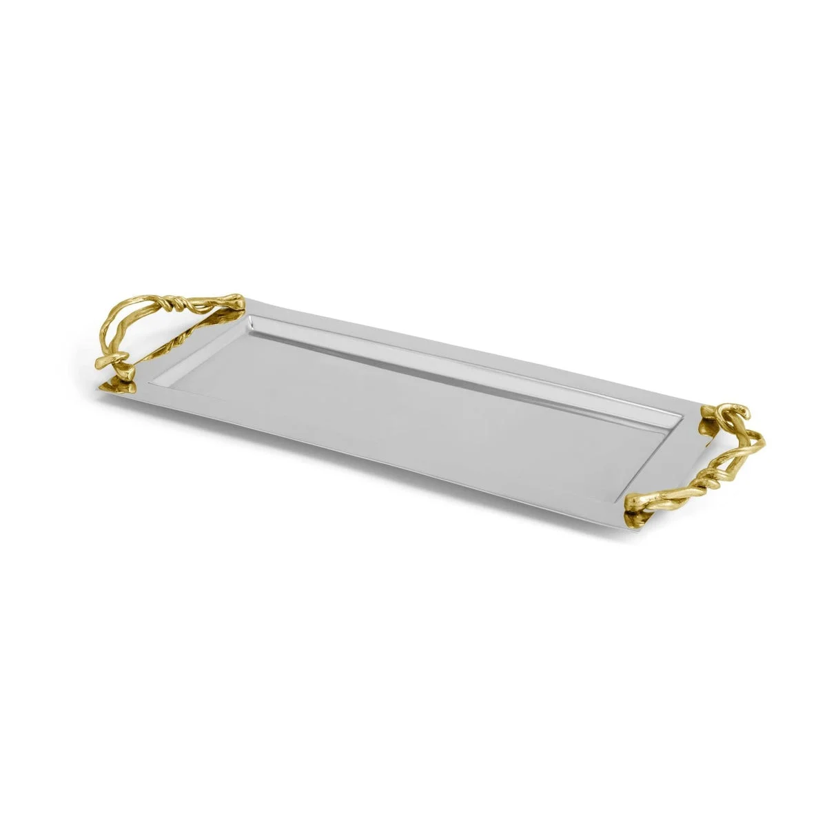 Michael Aram Wisteria Gold Vanity Tray