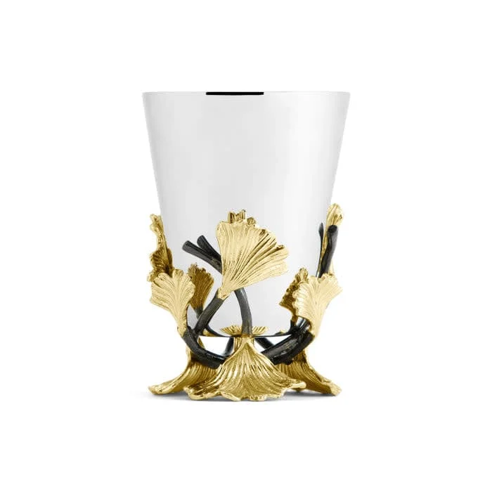 Michael Aram Golden Ginkgo Bud Vase