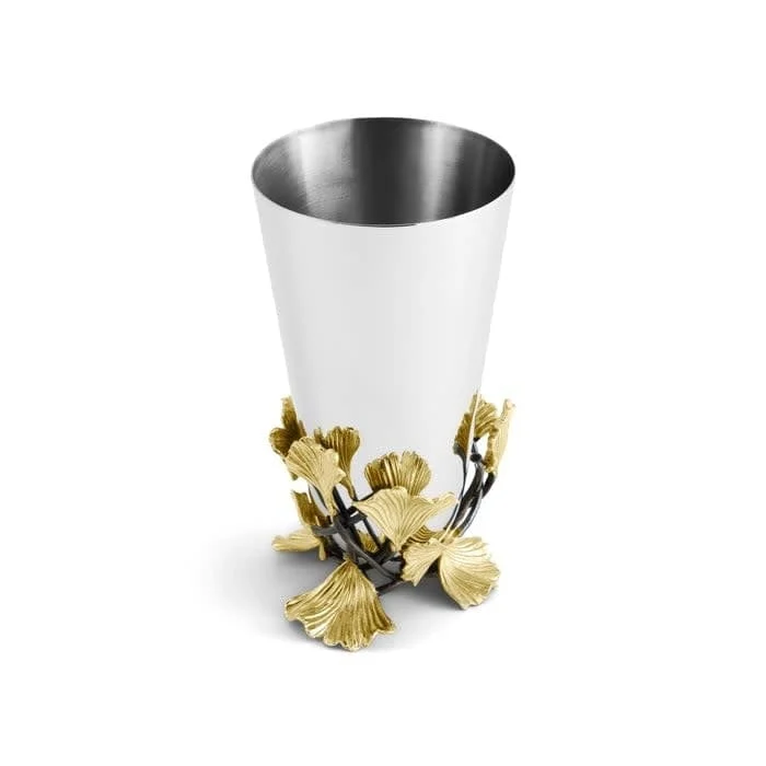 Michael Aram Golden Ginkgo Medium Vase