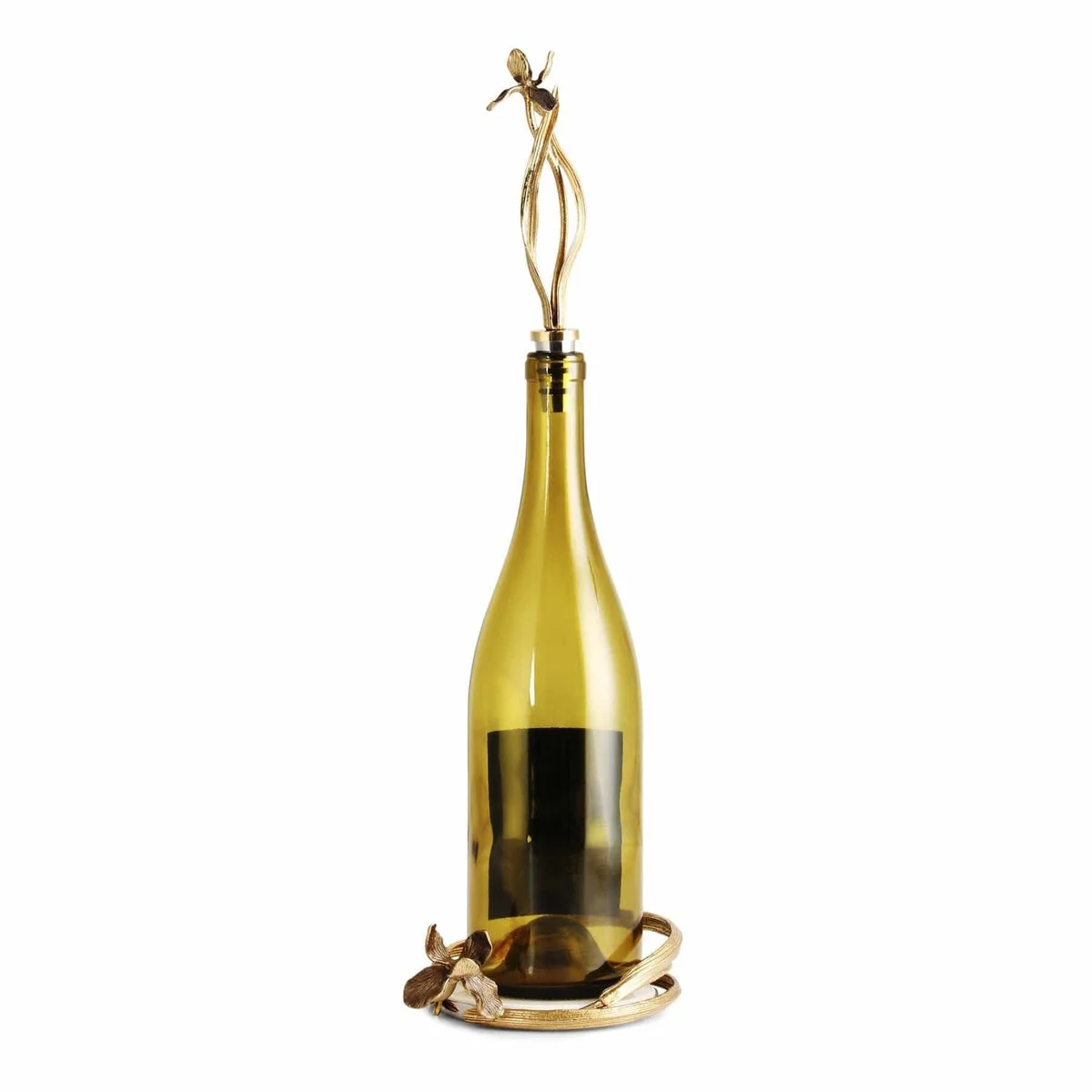 Michael Aram Black Iris Wine Coaster & Stopper
