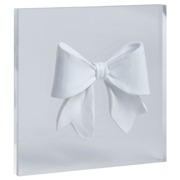Mud Pie Chunky Bow Intaglio Plaque