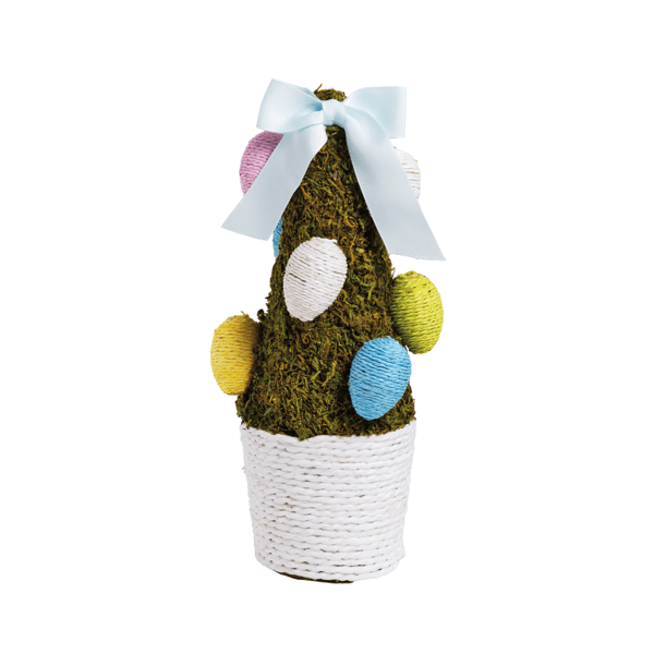 Mud Pie Small Moss Easter Egg Tree