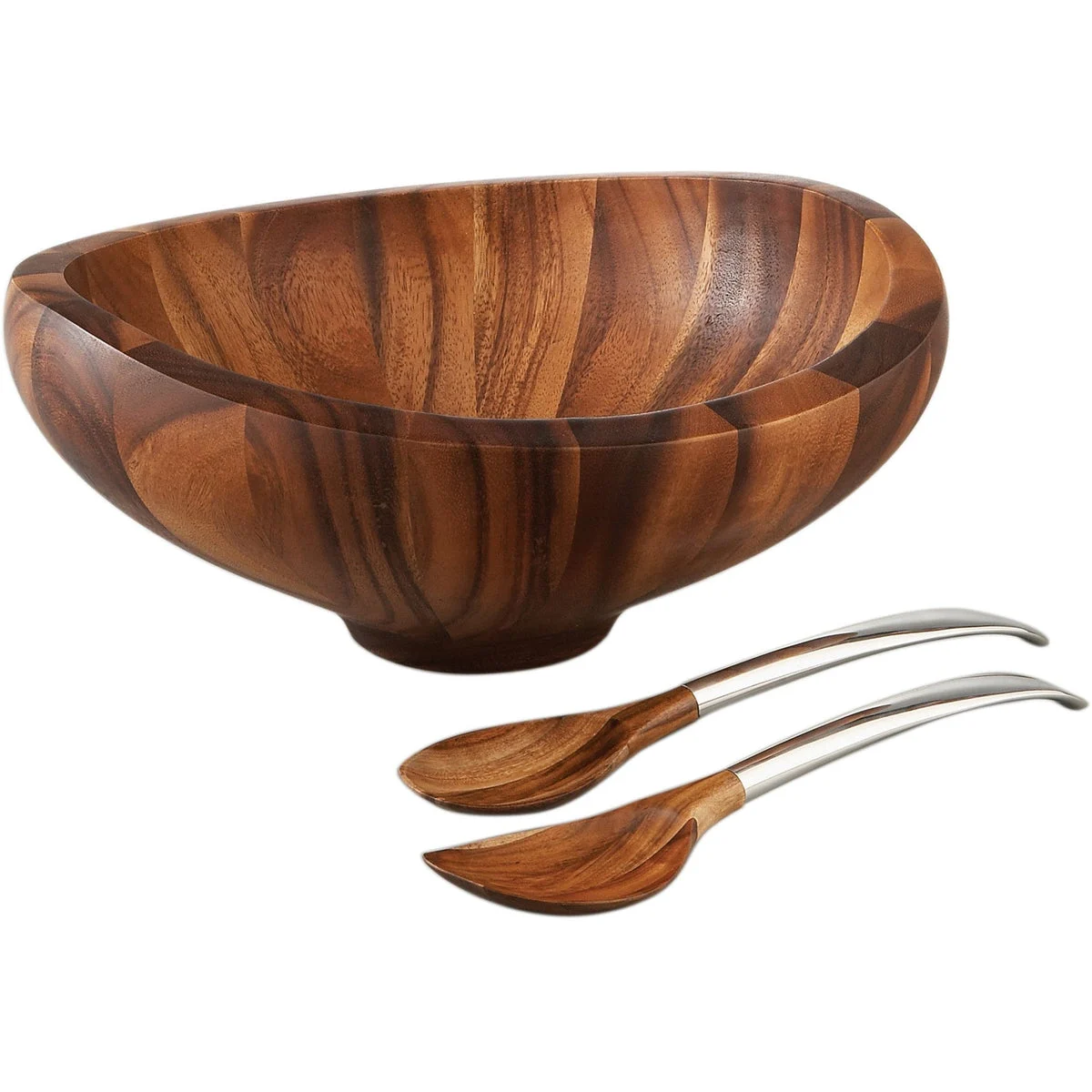 Butterfly Salad Bowl W/ Servers