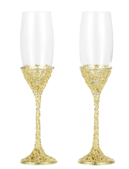 ISADORA FLUTE (SET OF 2) - Gold