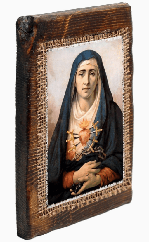 Lady of Seven Sorrows Retablo