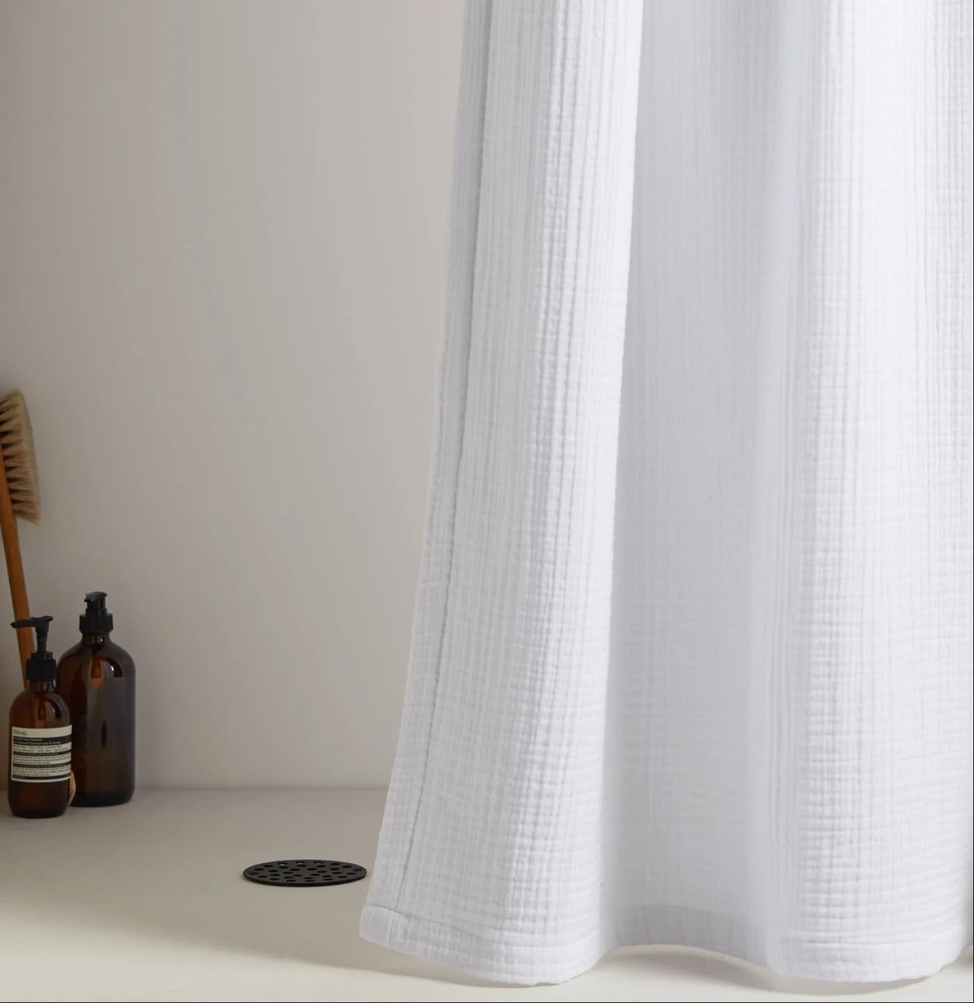 Organic Cloud Cotton Shower Curtain