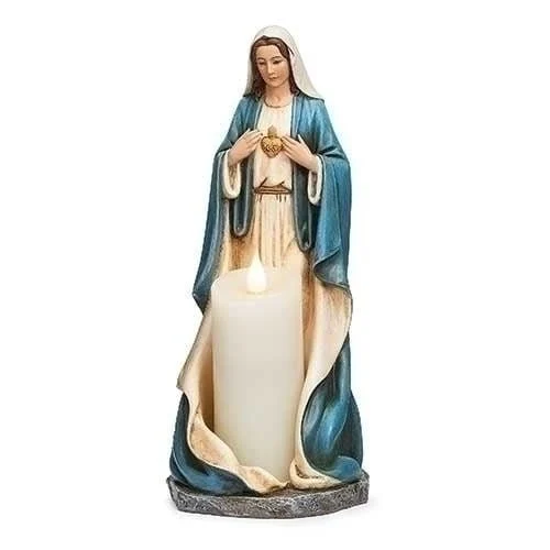 9.75"H Immaculate Heart Of