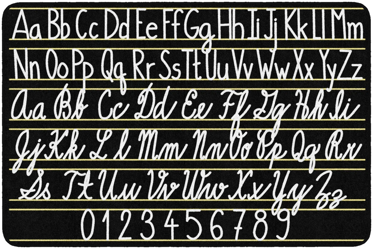 Flagship Carpets Handwriting Samplers Educational Rug