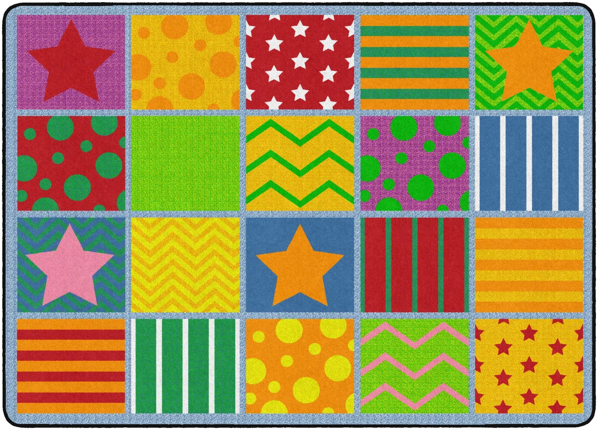 Flagship Carpets Silly Seating - Seats 30 Educational Rug