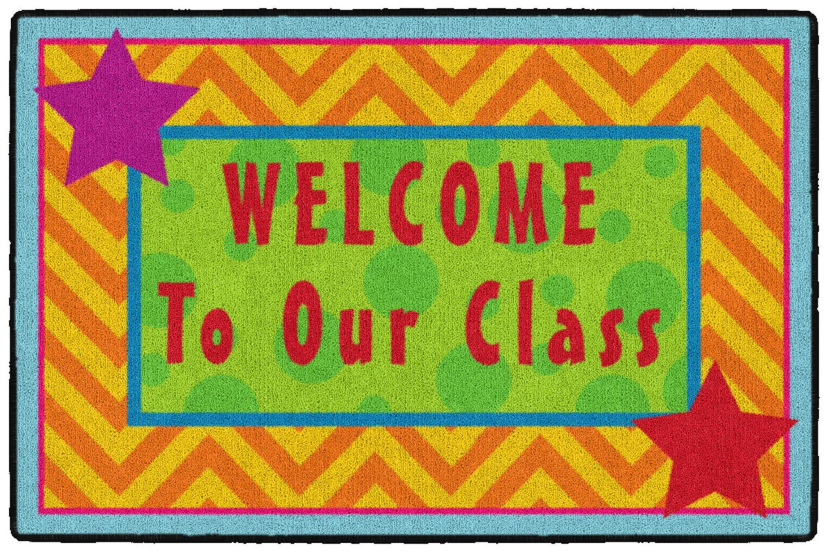 Flagship Carpets Silly Welcome Mat Educational Rug