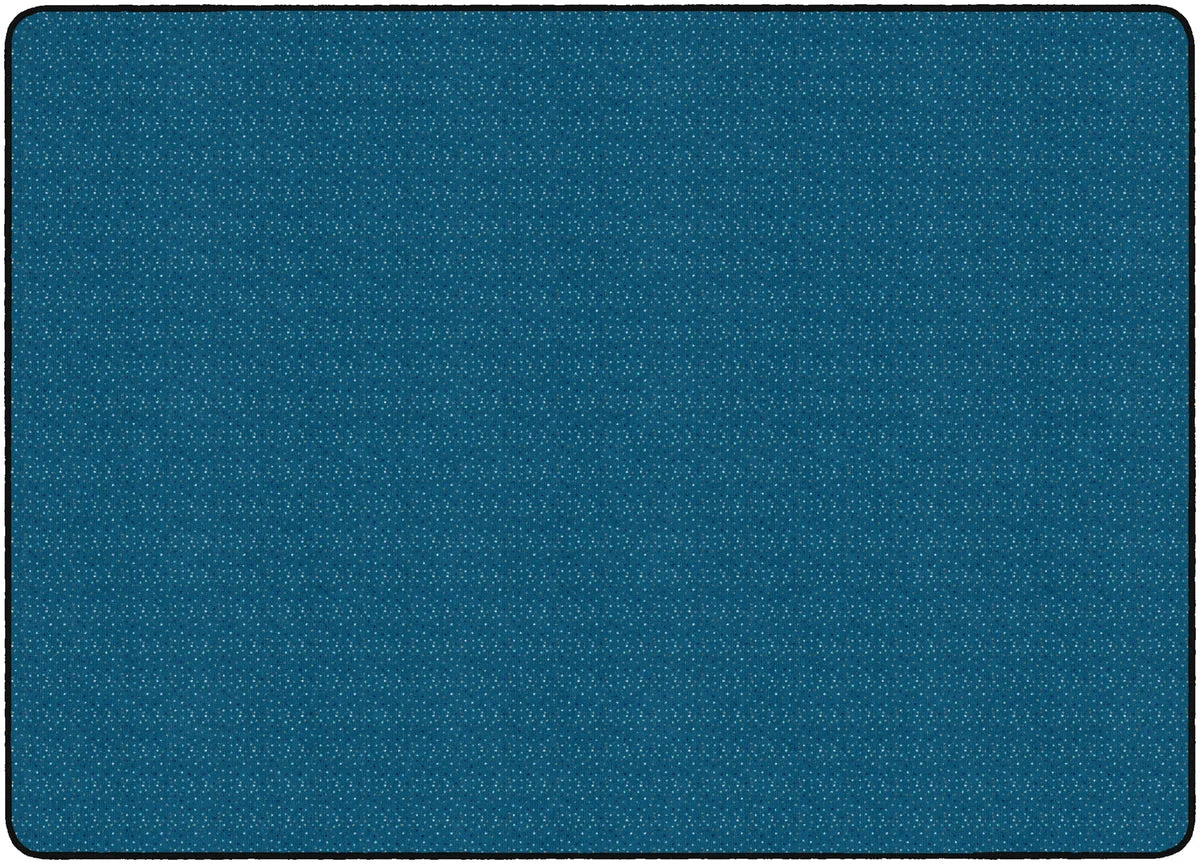 Flagship Carpets Cushy Speckles Cool Teal Educational Rug