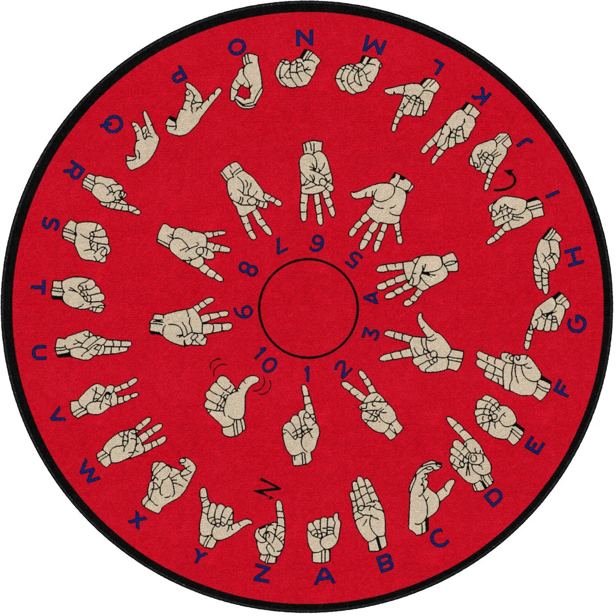 Flagship Carpets Hands That Teach Educational Rug