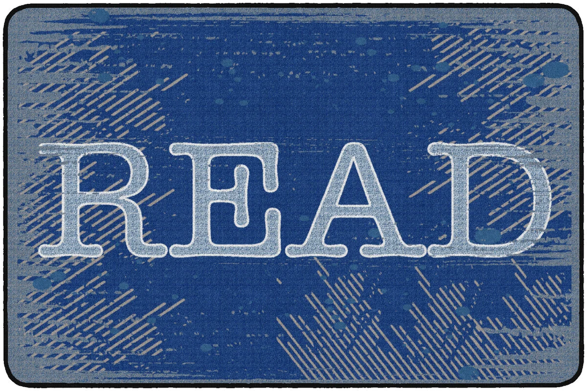 Flagship Carpets Read - Blue Educational Rug