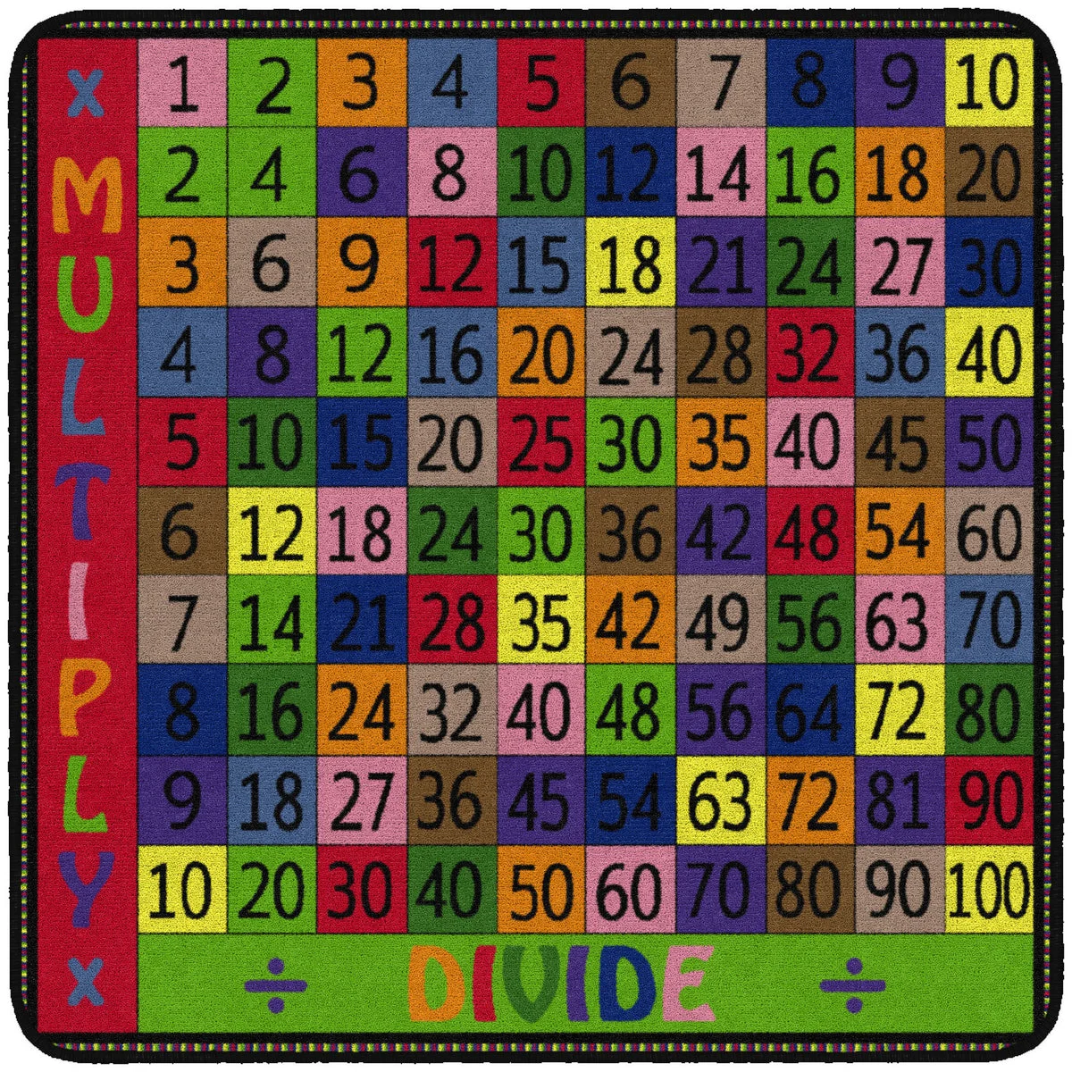 Flagship Carpets Multiply And Divide Educational Rug