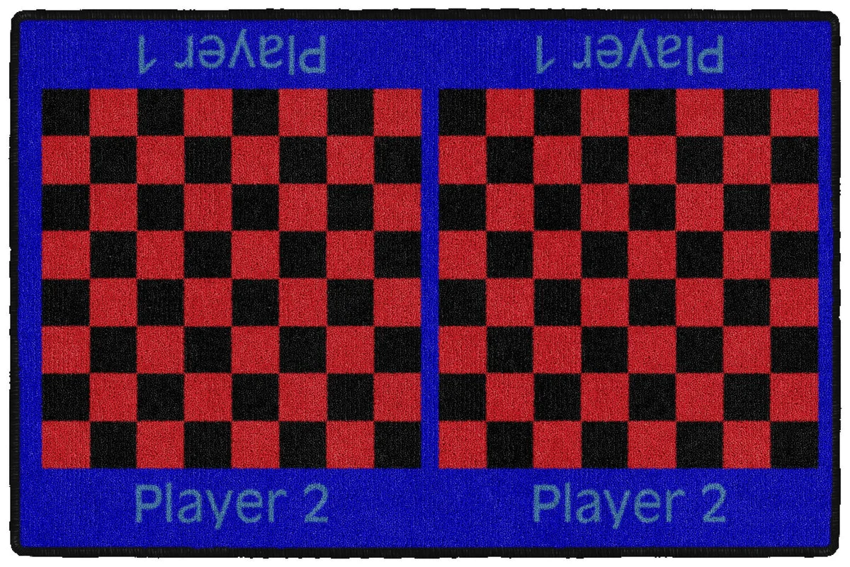 Flagship Carpets Checkers Educational Rug