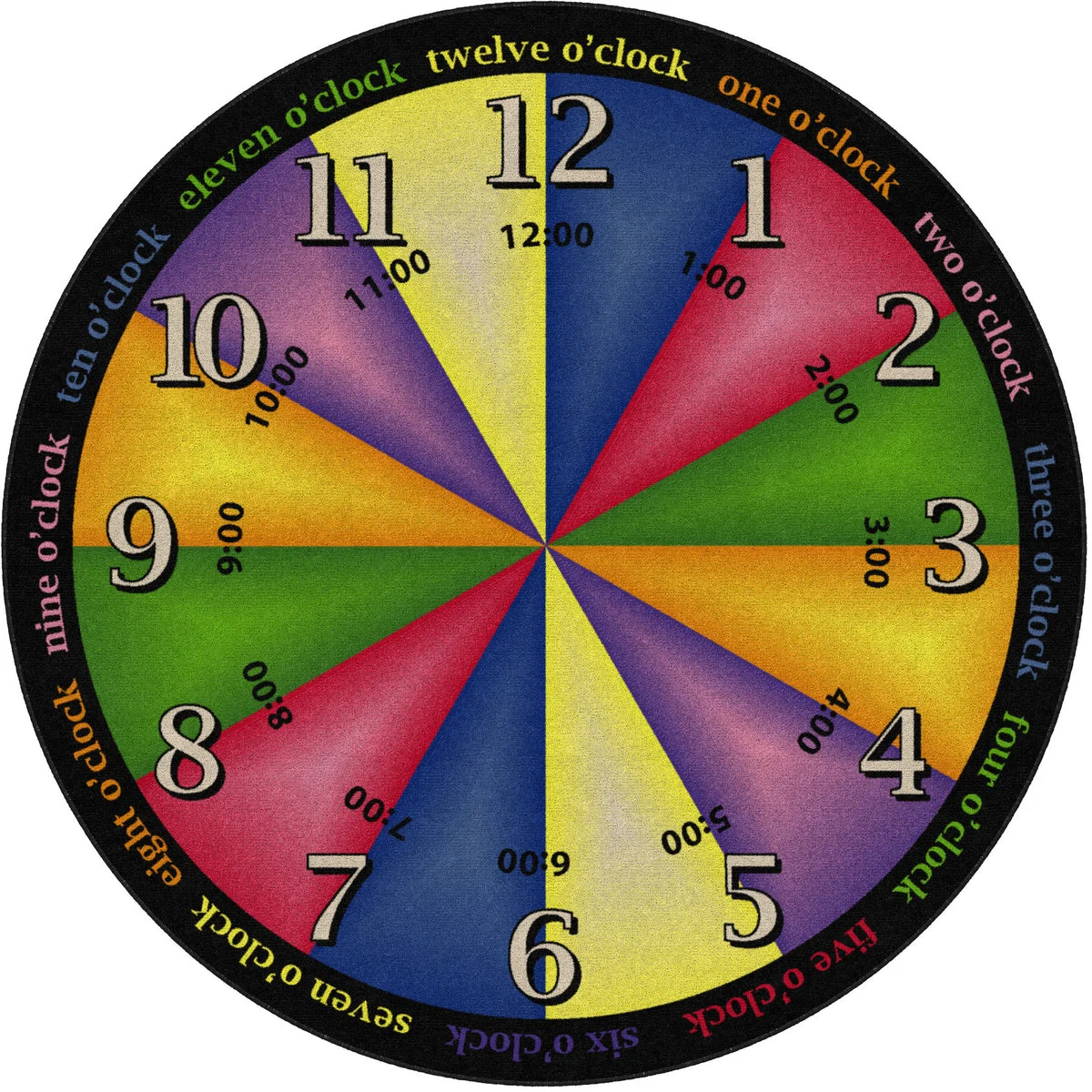 Flagship Carpets Got The Time Educational Rug