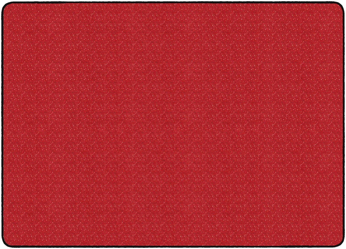 Flagship Carpets Cushy Speckles Cherry Educational Rug
