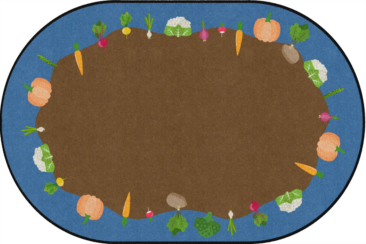 Flagship Carpets My Vegetable Garden Educational Rug