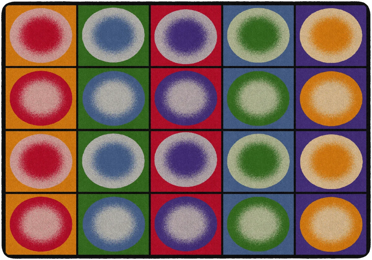 Flagship Carpets Dot Spots (seats 35) Educational Rug