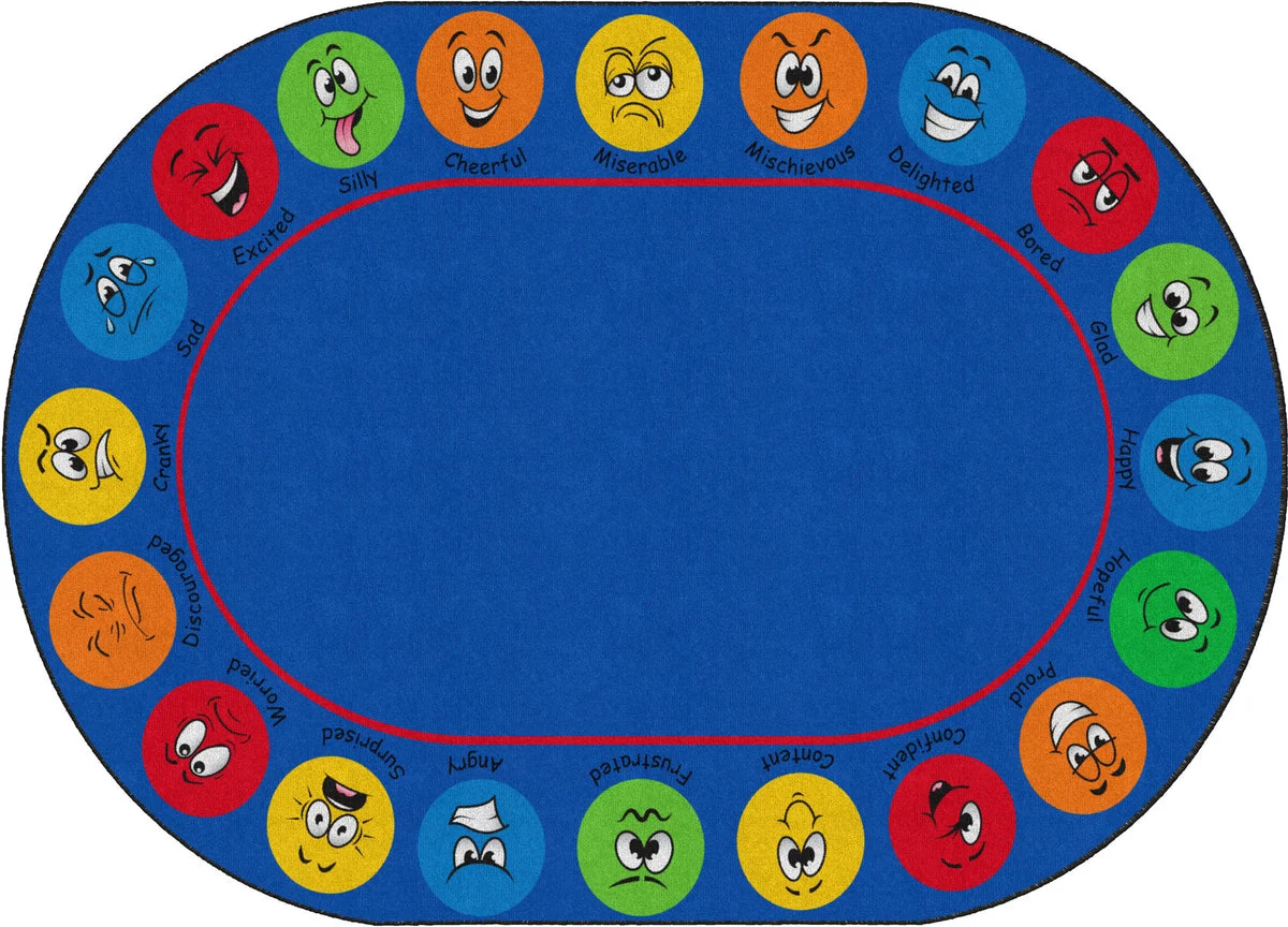 Flagship Carpets My Many Feelings Educational Rug