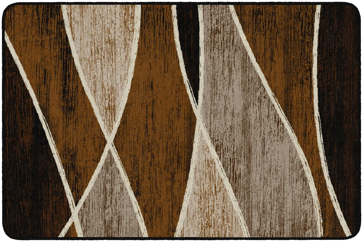 Flagship Carpets Waterford Chocolate Educational Rug