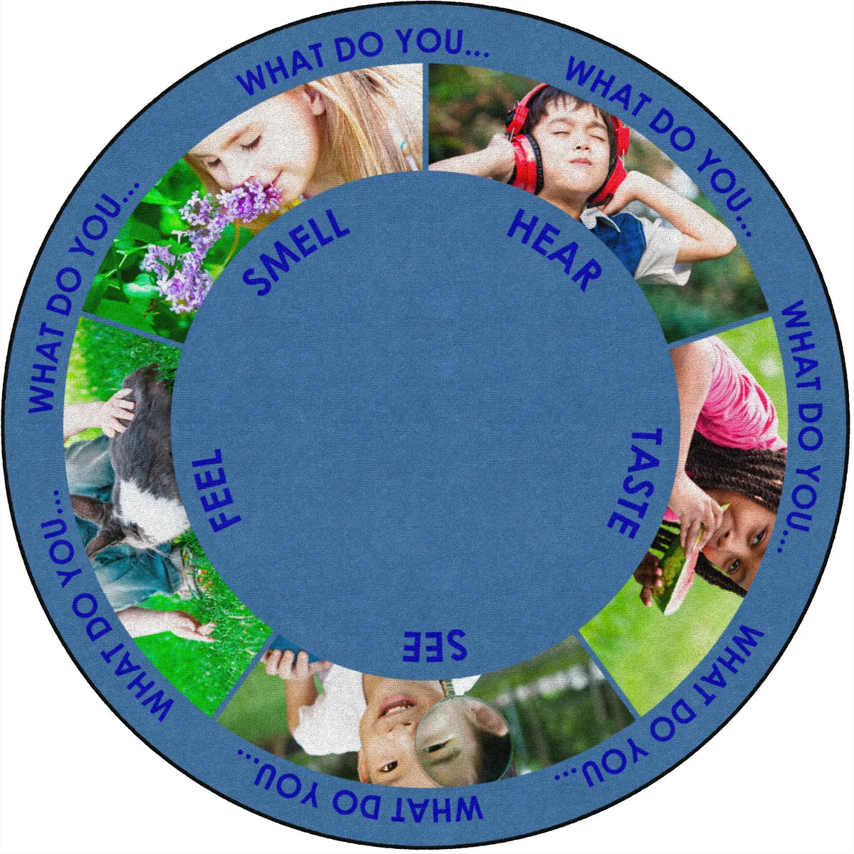 Flagship Carpets Five Senses Educational Rug