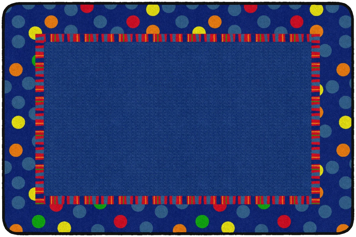 Flagship Carpets Dots & Stripes Educational Rug