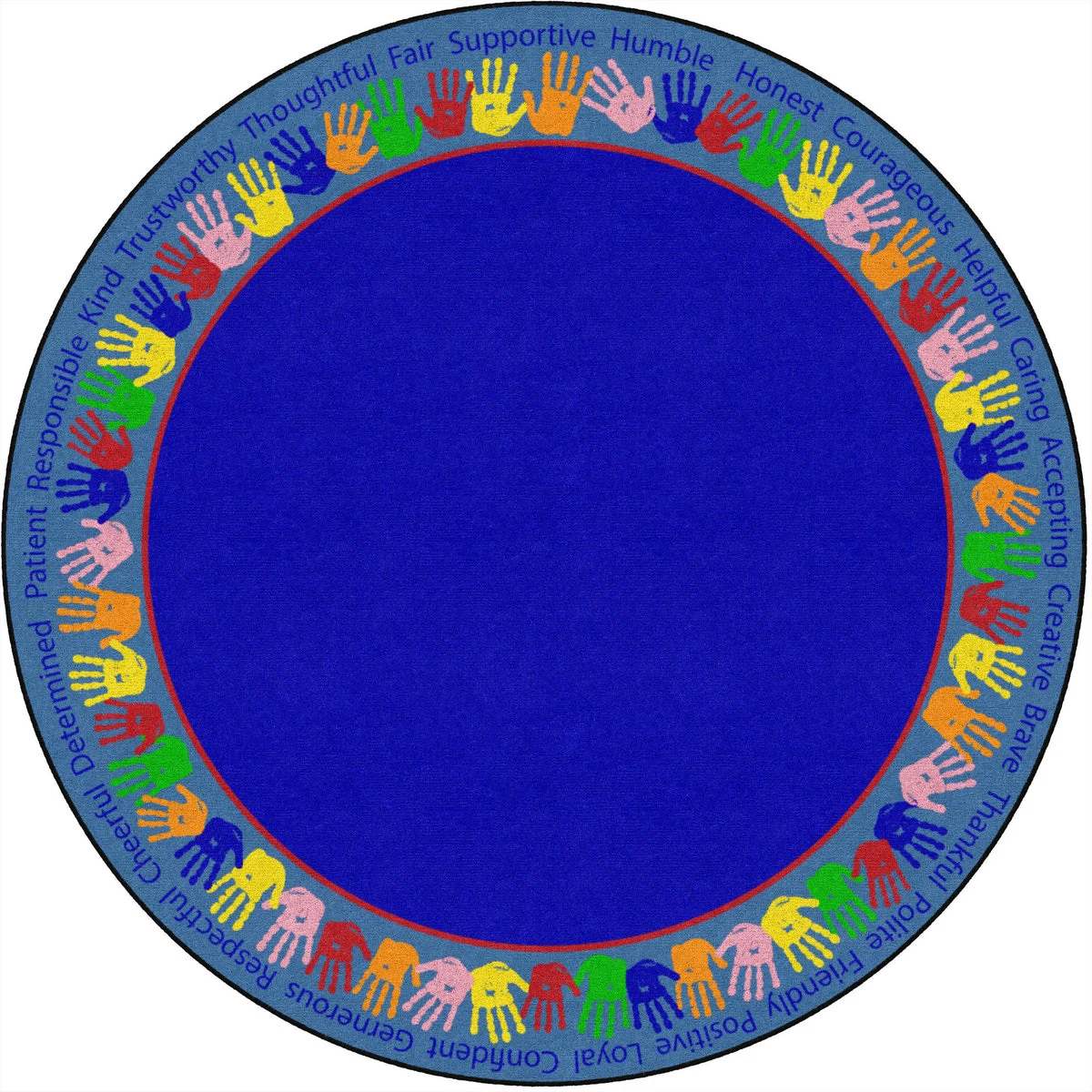 Flagship Carpets Helping Hands Primary Educational Rug