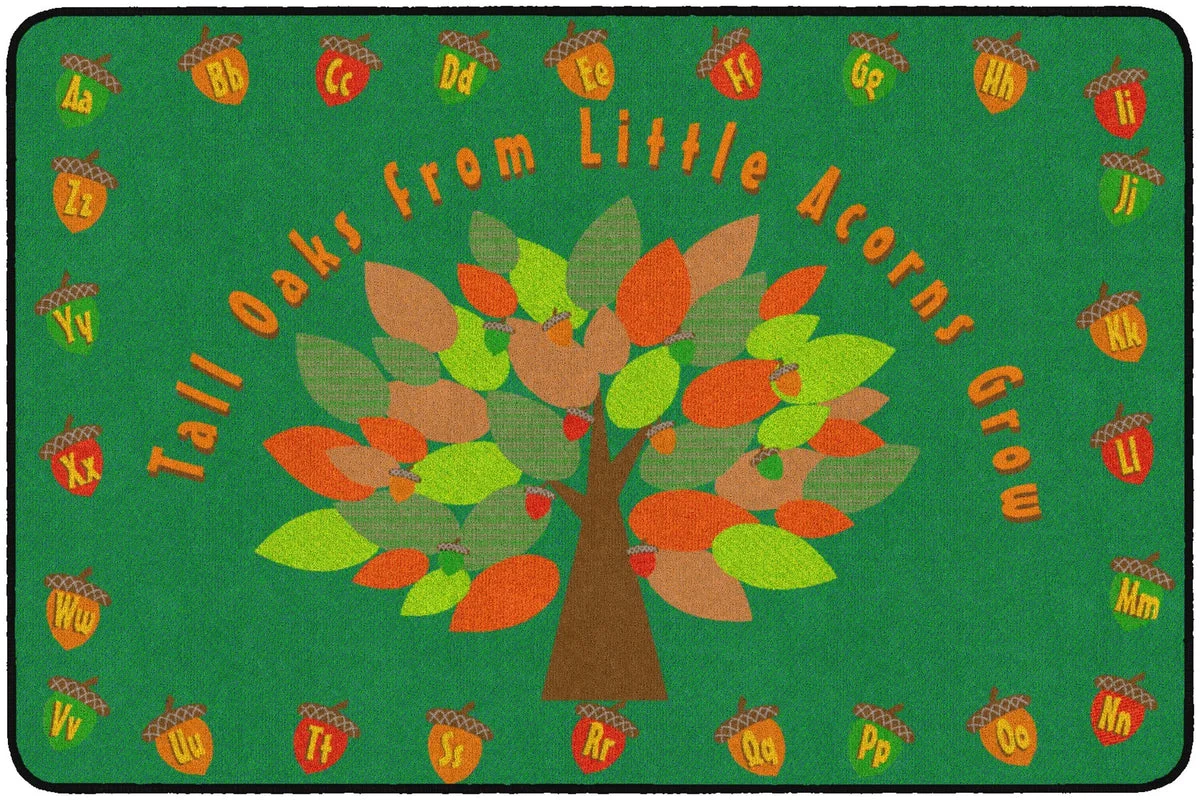 Flagship Carpets Tall Oaks From Little Acorns Grow Educational Rug