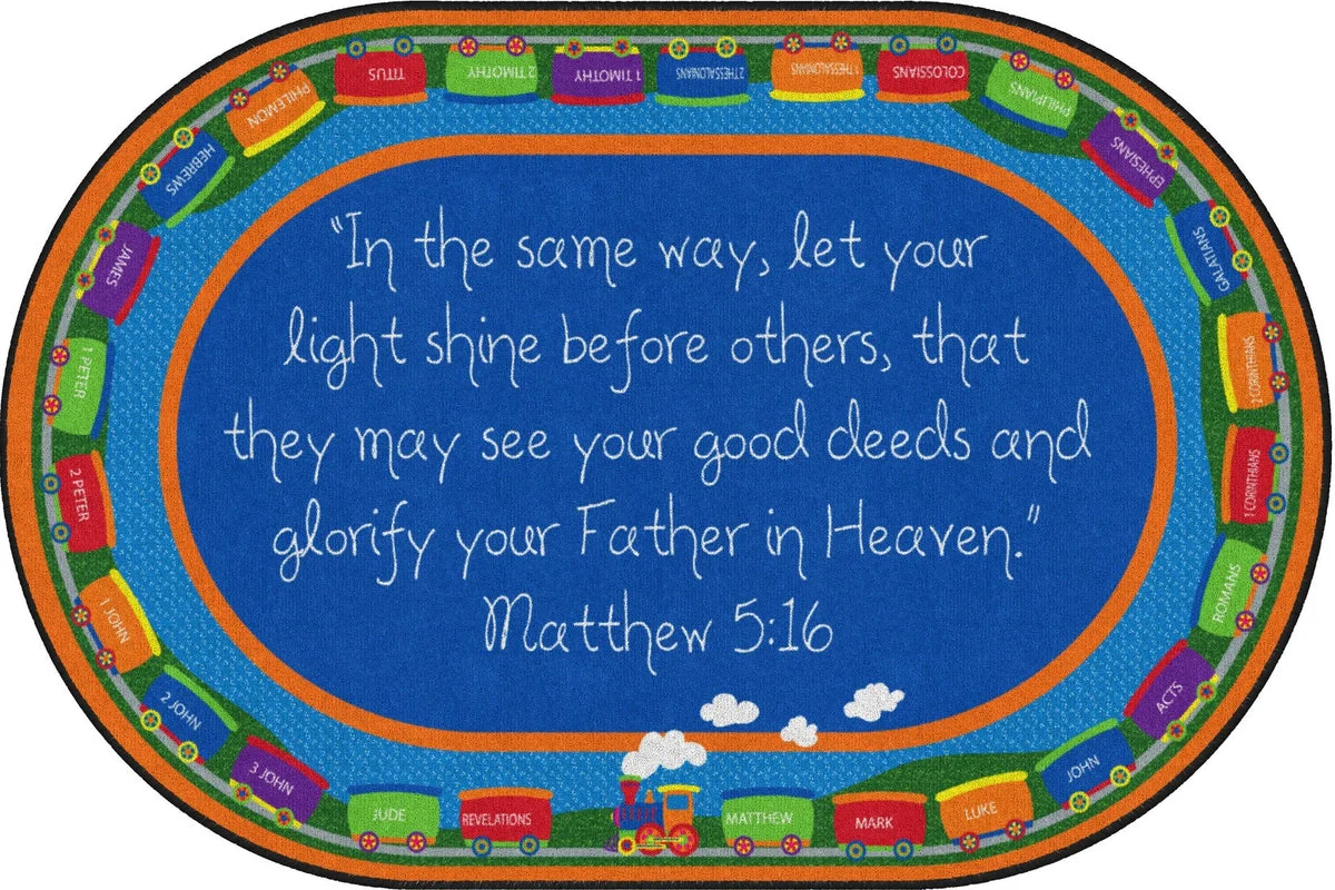 Flagship Carpets New Testament Train Educational Rug