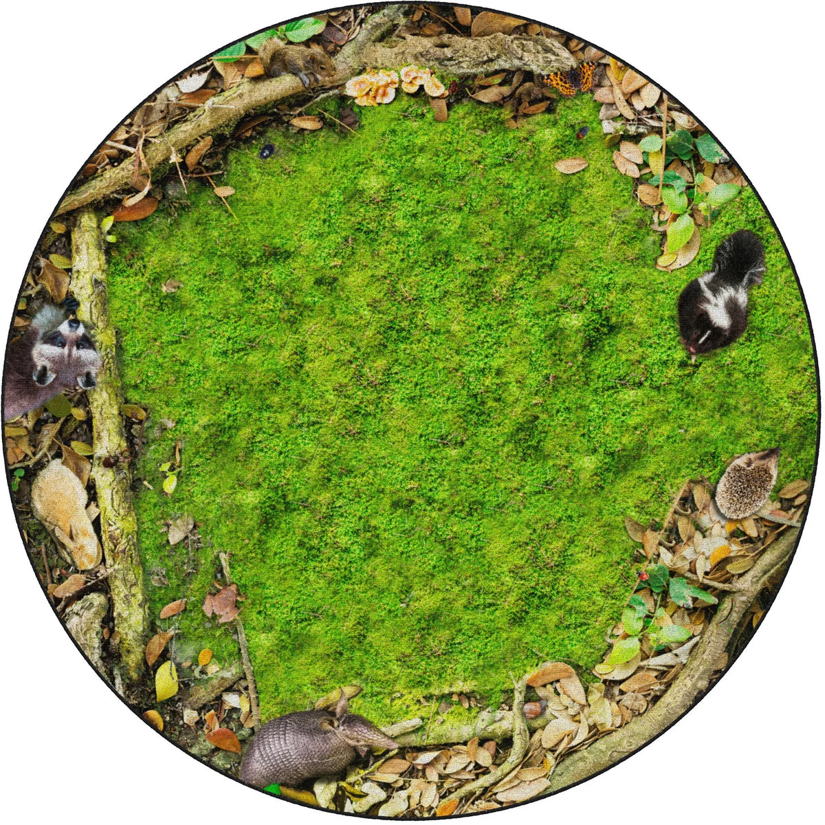 Flagship Carpets Forest Floor Stow-n-go Set Of 24 Educational Rug